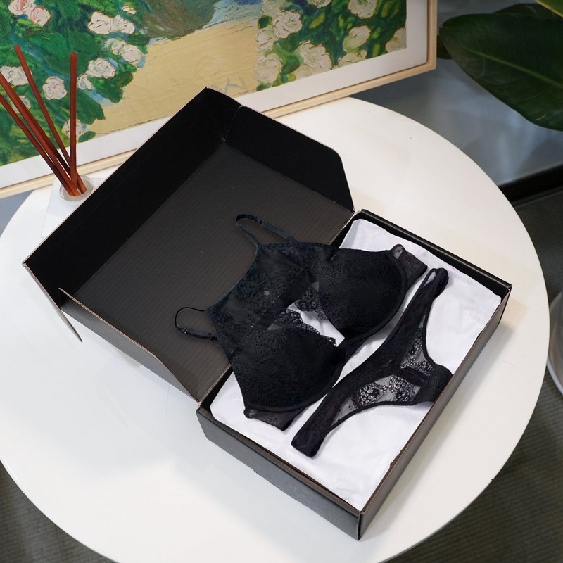 Modern Novel Design Balck Luxury Underwear Gift Package Box – Kraft Paper Box and Custom Packaging Box price