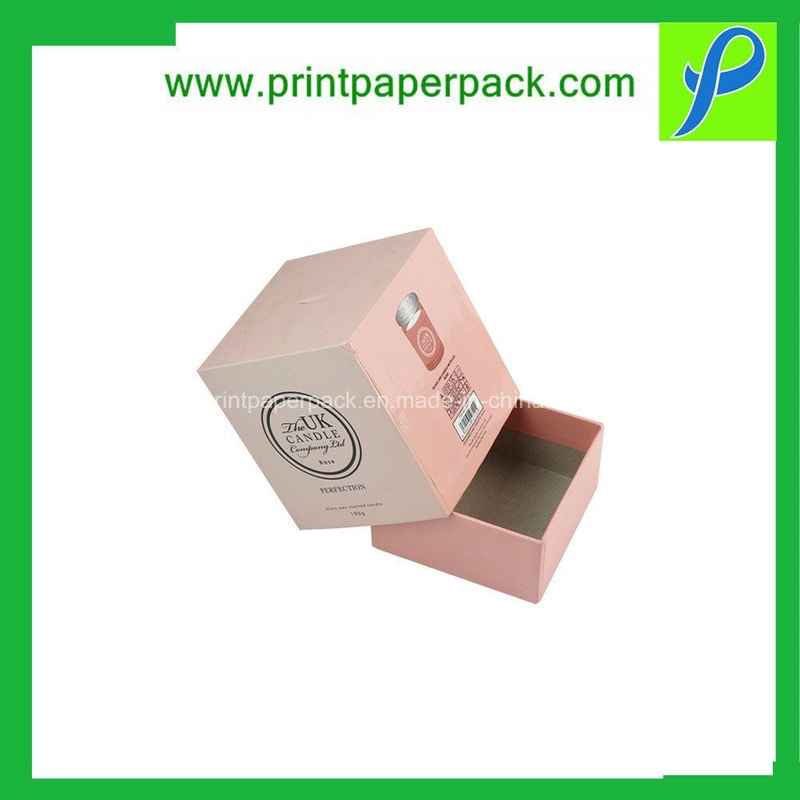 Pink Candle Box Cardboard Perfume Packaging with Lid and Bottom – Packaging Box and Perfume Box price