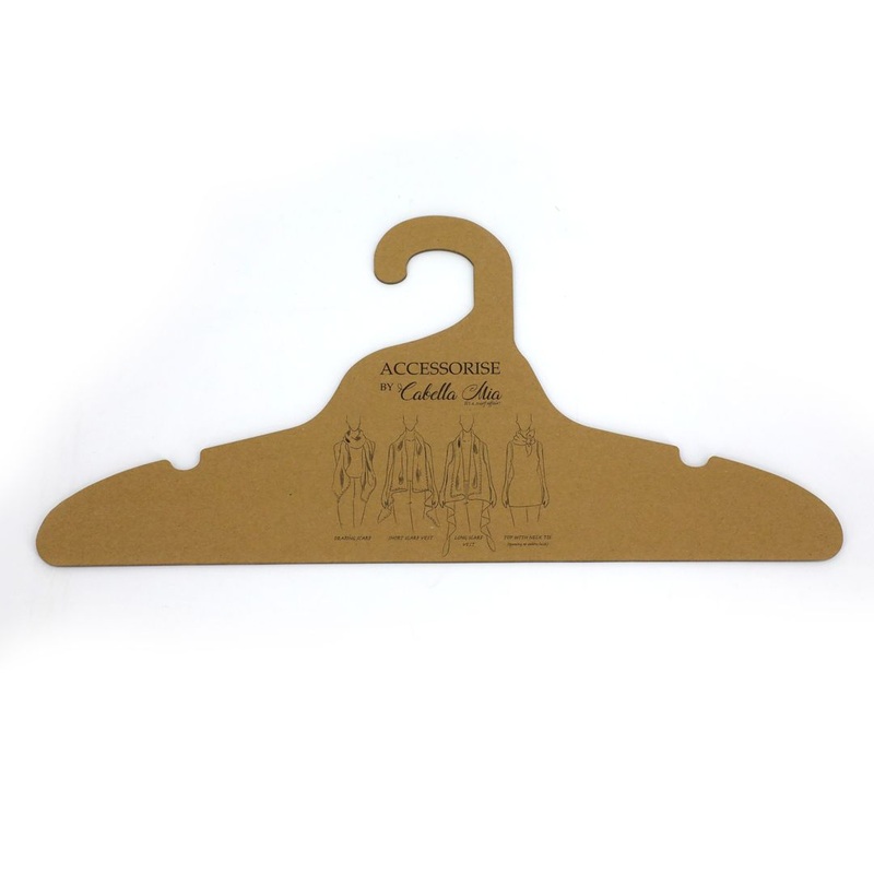 Factory Clothes Printing Recycled Kraft Paper Cardboard Hanger for Packaging – Paper Hanger and Cardboard Clothes Hangers price