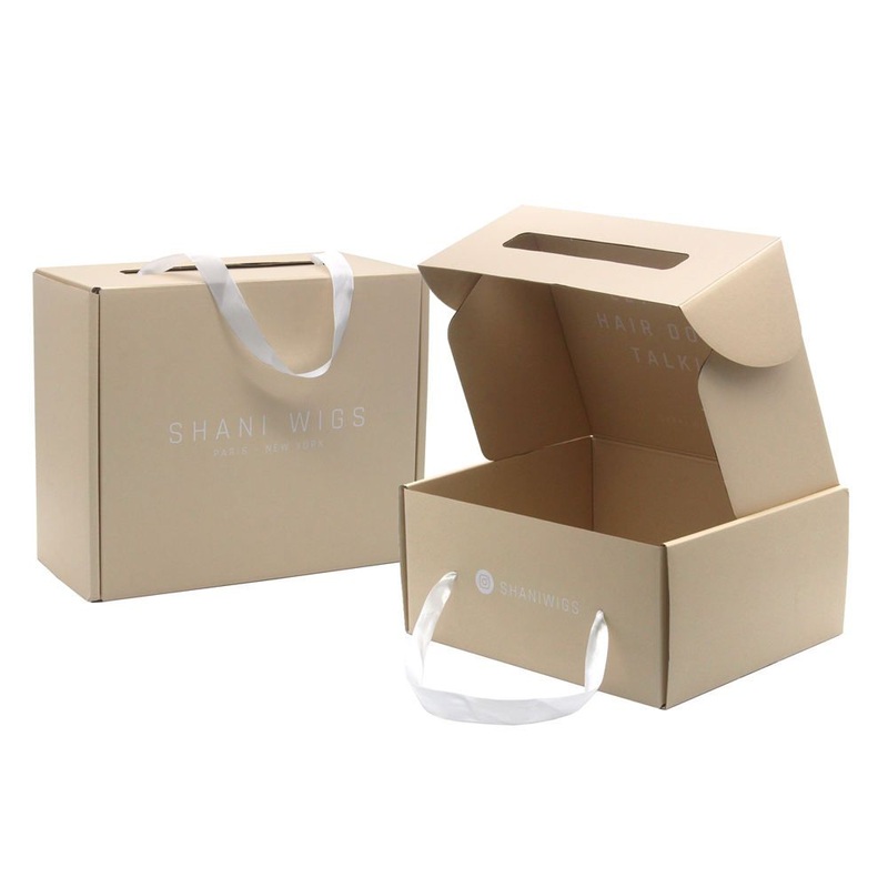 Premium Custom Medium Corrugated Clothing Shipping Box with Handle – Mailer Box and Custom Box price