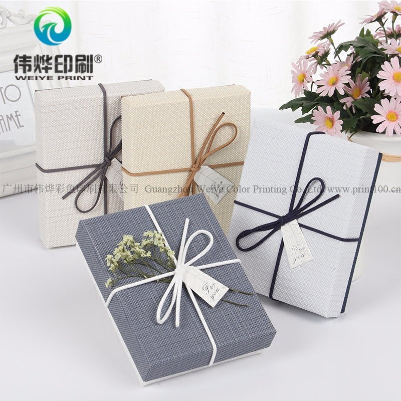 All Kinds of Ribbon Gift Box Paper Printing Packaging Box – Cardboard Box and Paper Box price