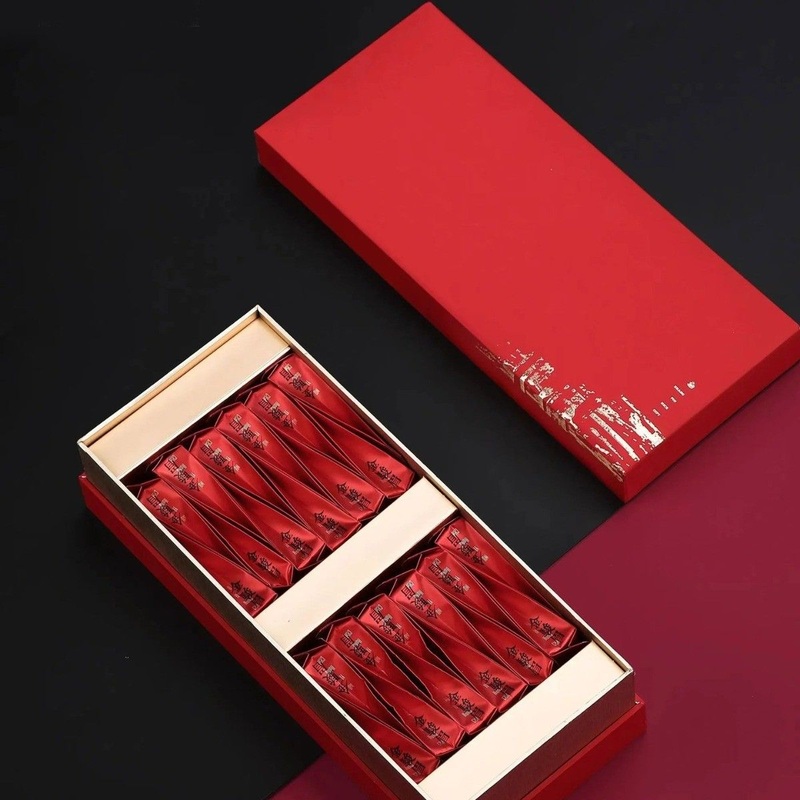 Custom Logo Premium Book Shape Flip Color Box Cardboard Gift Box Packaging Magnet Packaging Gift Box for Red Tea Gift Box – Book Shape Flip Color Box and Paper Gift Box price