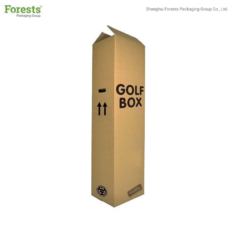 Custom Plain Moving 5 Layers Corrugated Cardboard Tall Box Carton Boxes for Golf Clubs – Golf Packaging Cartons and Golf Packaging Box price