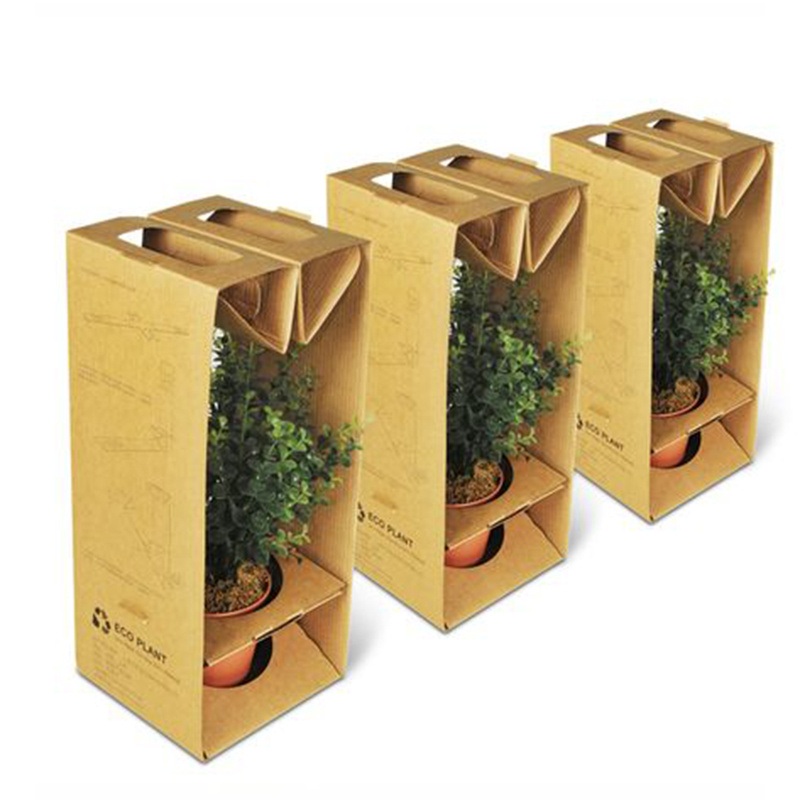 Custom Shape Corrugate Small Plant Trees Packaging Box with Insert – Cardboard Box and Custom Box price