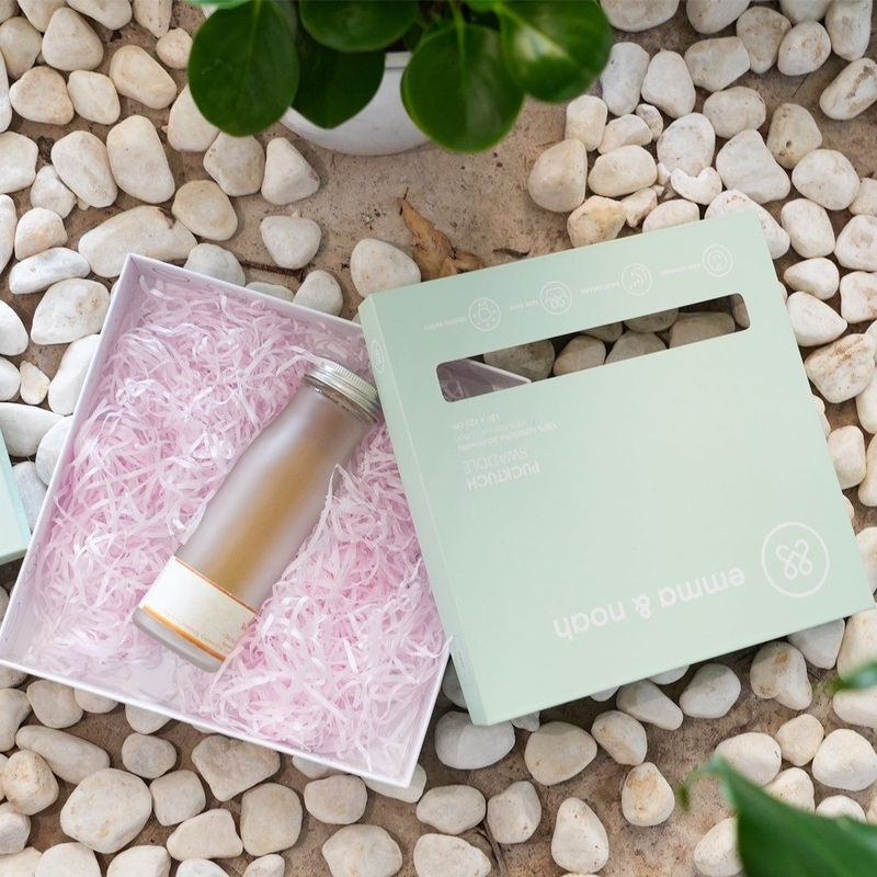 Lid and Based Cardboard Mailer Shipping Paper Box for Lashes – Shipping Paper Box for Lashes and Yellow Color Cosmetic Box price