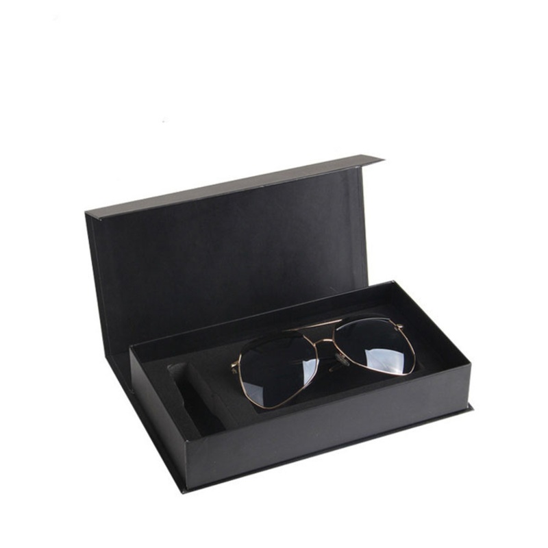 New Design Glasses Case Sunglasses Black Cardboard Printing Gift Paper Packaging Box – Packaging Box and Paper Box price