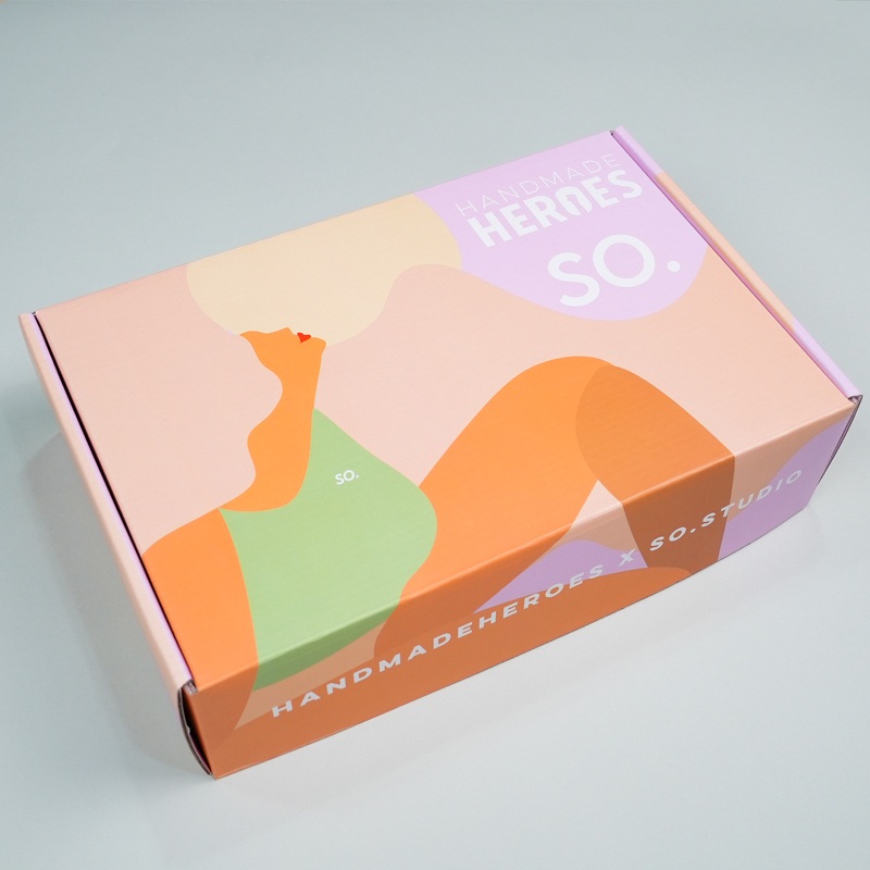 Christmas Colorful Two Pieces Type Candy Packaging Paper Box – Corrugated Packaging Boxes and Cardboard Box Custom price