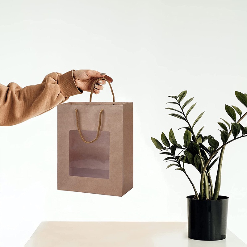 Custom Brown Kraft Paper Bags with Your Own Logo – Bags with Your Own Logo and Fashion Shopping Bag price