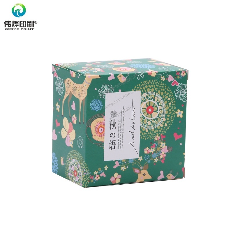 Custom Printing New Design Foldable Moon Cake Paper Packaging Box – Packaging Box and Paper Box price