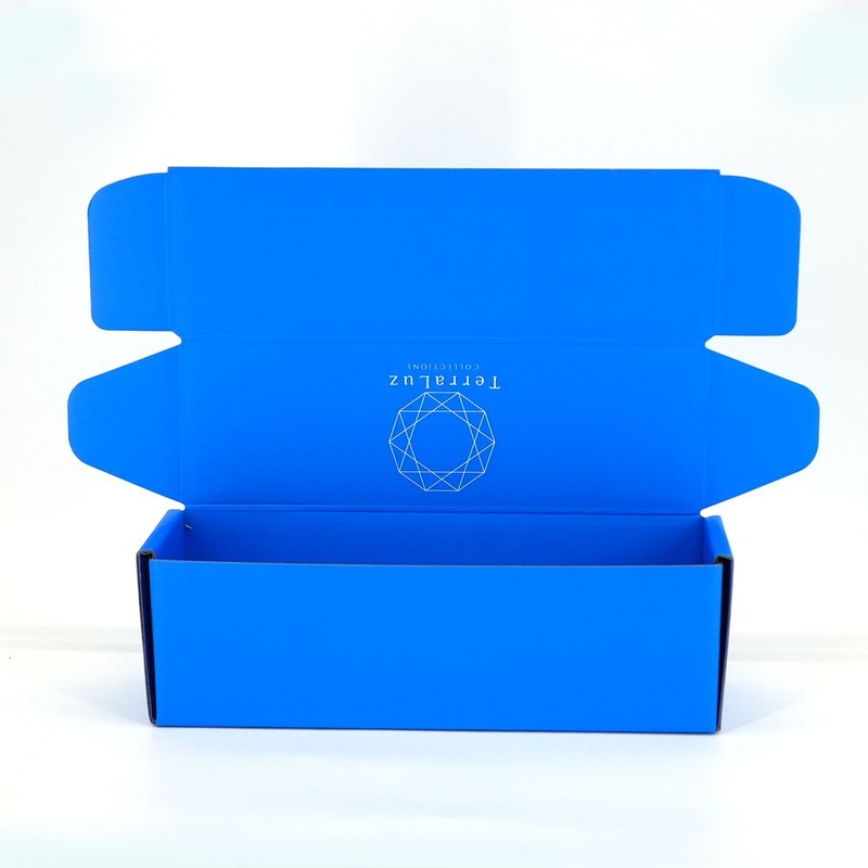 Packaging Blue Corrugated Paper Shipping Boxes Custom Printed Packaging Mailer Box with Logo – Cardboard Box and Custom Box price