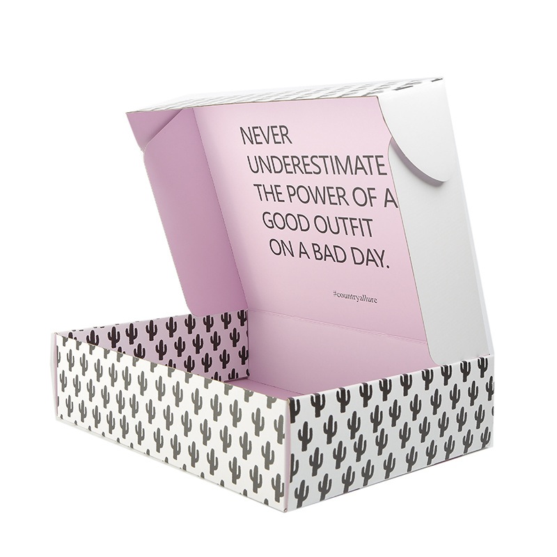 Wholesale Custom Printed Colored Clothes Paper Mailer Airplane Customized Cardboard Packaging Garment Box – Food Box and Shopping Box price