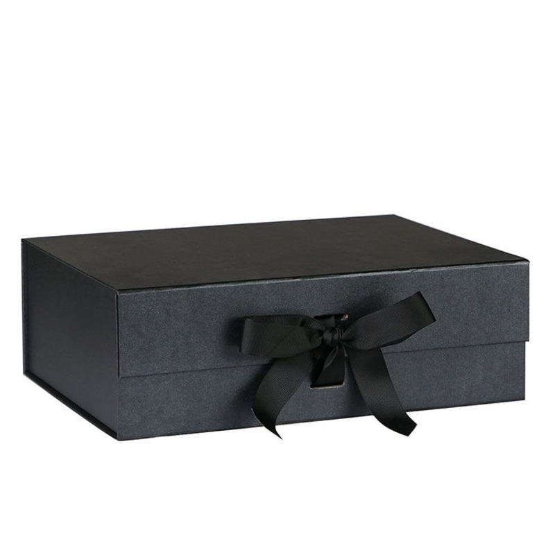 Custom Luxury Large Black Cardboard Paper Garment Clothing Gift Packaging Box with Magnetic Lid – Customized Box and Paper Box price