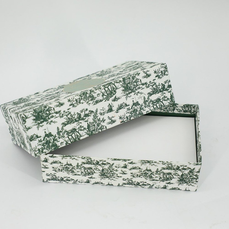 Green Lid and Bottom Gift Box with Cotton Paper – Gift Box and Carrier Box price