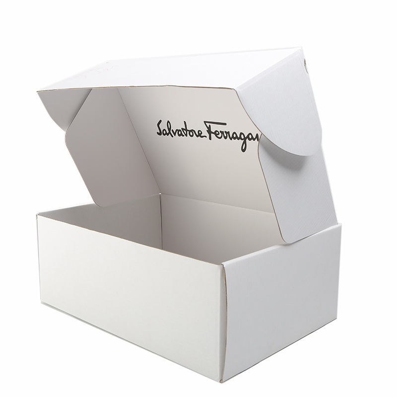 White Color Custom Eco-Friendly Gift Corrugated Paper Printed Shipping Mailer Boxes – Cardboard Box and Custom Box price