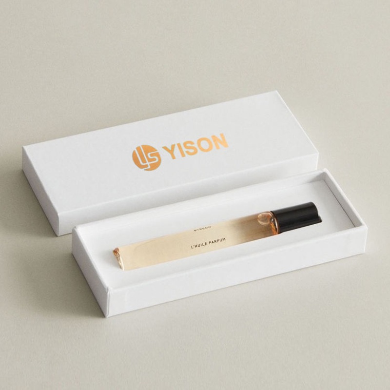 Custom Logo Cardboard Roller Ball Pocket Roll on Fragrance Perfume Sample Tube Bottle Packaging Box for 10ml Oils Roll on Bottle – Paper Box and Packaging Boxes price