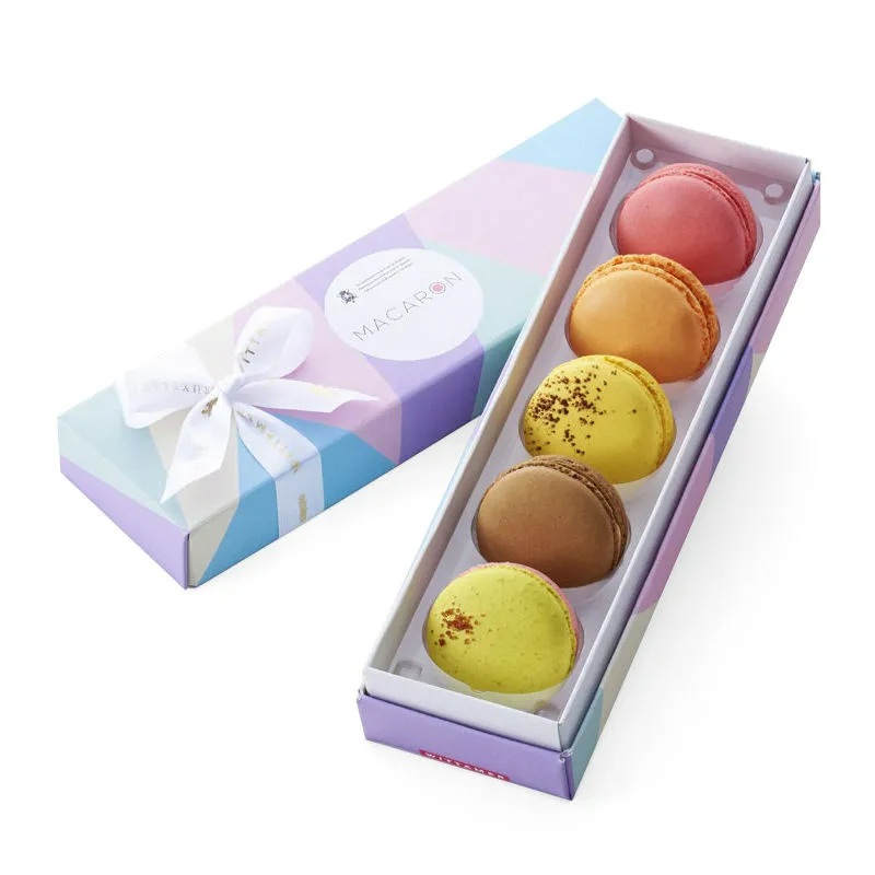 Cutom Size Food Grade Macaroon Packaging Cardboard Boxes with Your Own Logo – Macaroon Packaging Cardboard Boxes and Paper Luxury Gift Packaging Box price