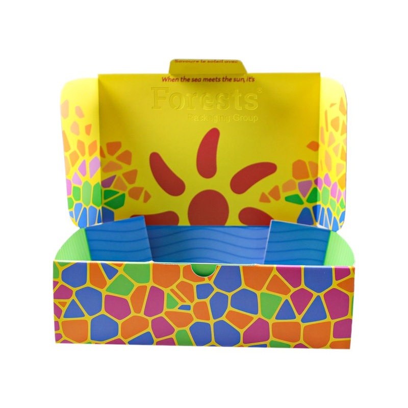 Hot Red 280*200*60mm Custom Logo Printed Shirt Packaging E Flute Single Wall Paper Boxes – Corrugated Packaging Boxes and Cardboard Box Custom price