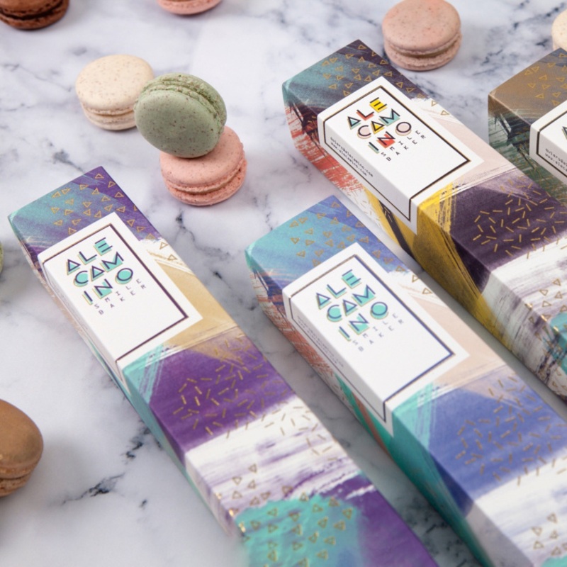 Macaron Cookie Box Kraft Paper Drawer Box Baked Biscuit Moon Marcaron Cake Food Macaron Packaging Gift Box with Custom Logo – Corrugated Packaging Boxes and Cardboard Box Custom price