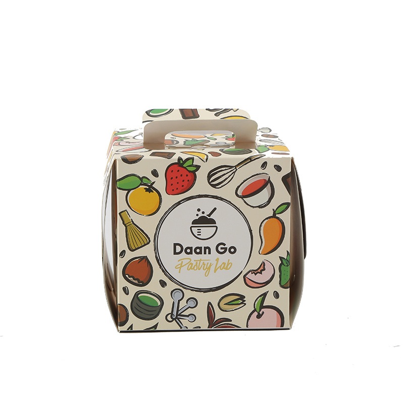 New Design Food Grade Takeout Bread Cake Cookie Chocolate Baked Goods Paper Packing Boxes – Paper Box and Cake Box price