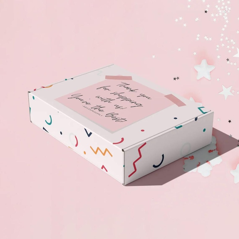 Fancy Light Pink Design Custom Printing Online Apparel Dress Mailer Packaging Boxes – Corrugated Packaging Boxes and Cardboard Box Custom price