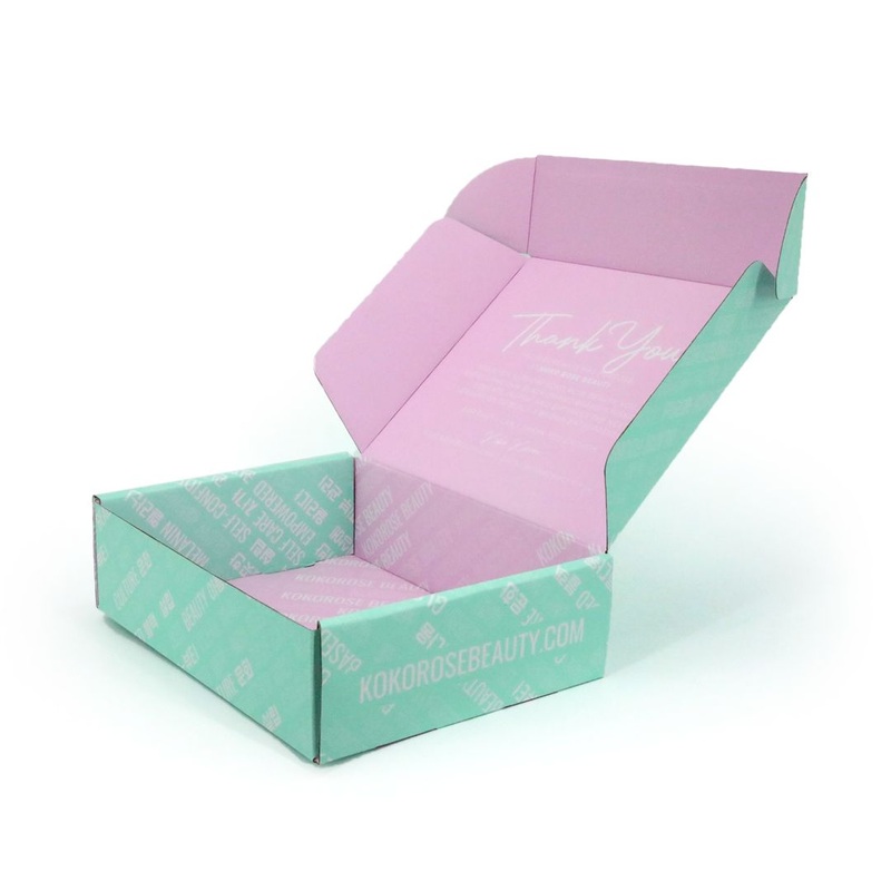 Mint Green Custom Design Skin Care Product Cosmetic Cardboard Box Mailer – Cardboard Box and Custom Box price