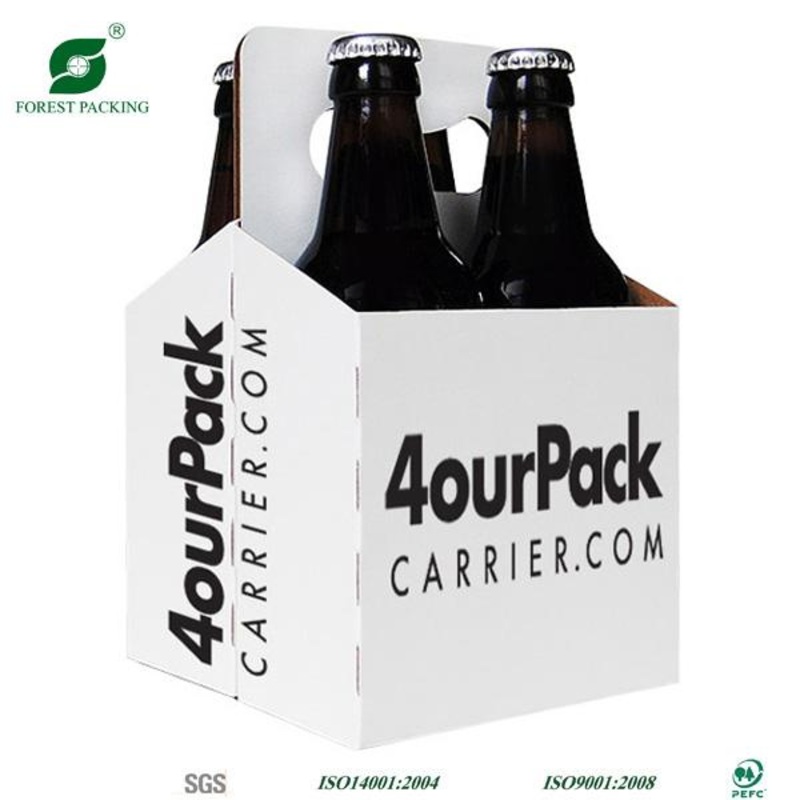 Wholesale Custom High-Quality Corrugated Wine Box with Handle – Kraft Paper Box and Gift Boxes price