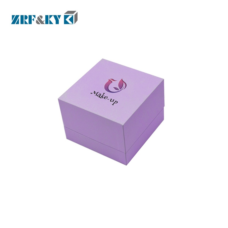 Custom Design Purple Paper Gift Perfume Packaging Box – Customized Paper Packaging and Purple Gift Box Design price