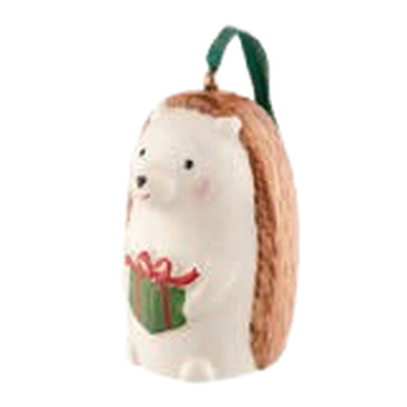 Belleek Hedgehog Ornament – Christmas Tree Hanging Ornament – Christmas Tree Decoration Holiday Home Decor