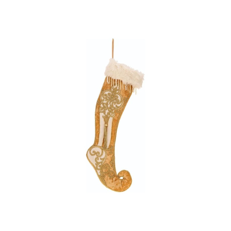 Mark Roberts Christmas 2023 Swirl Tassel Stocking