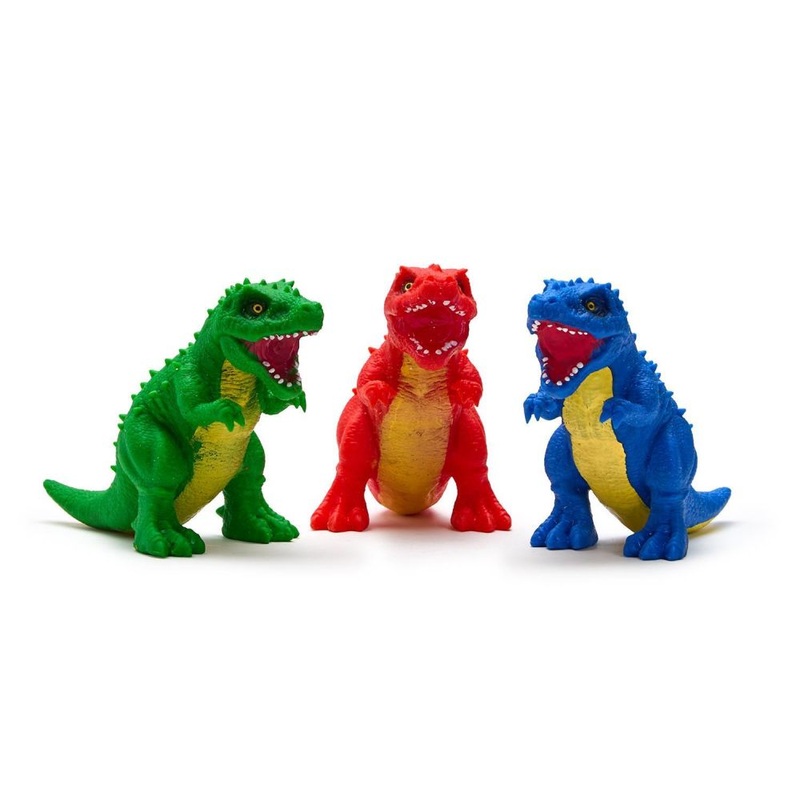 Two’s Company Refill for T-Rex 24-Pieces Stretch & Mold Dinosaur In 3 Colors
