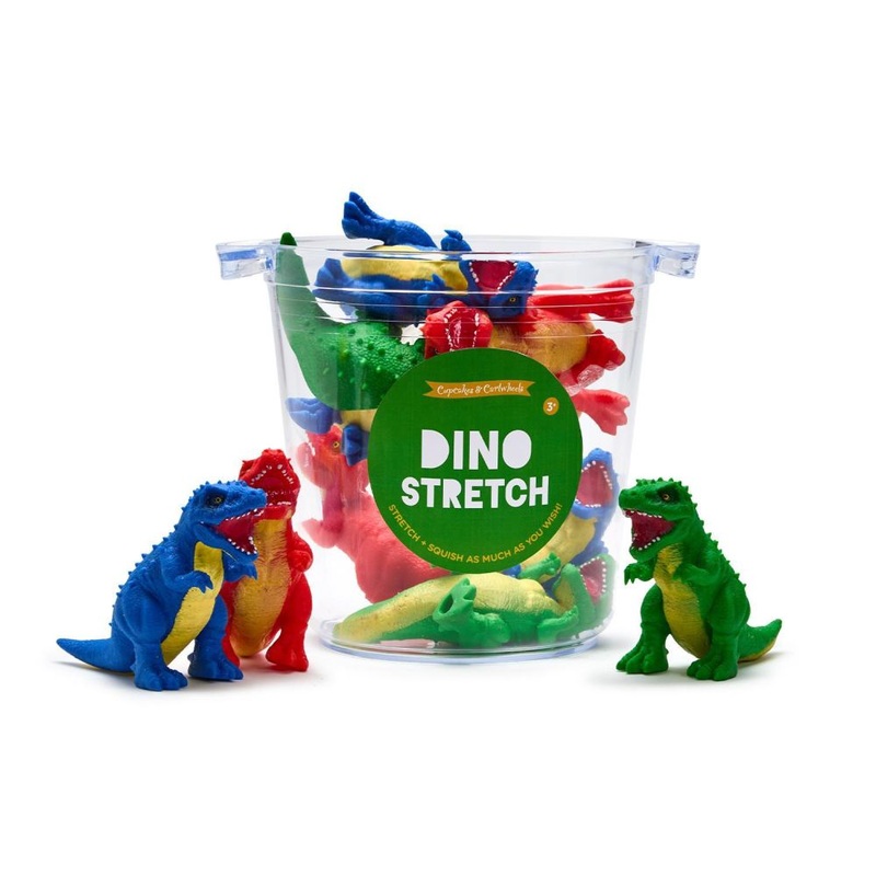 Two’s Company T-Rex 24-Pieces Stretch & Mold Dinosaur with Bucket In 3 Colors
