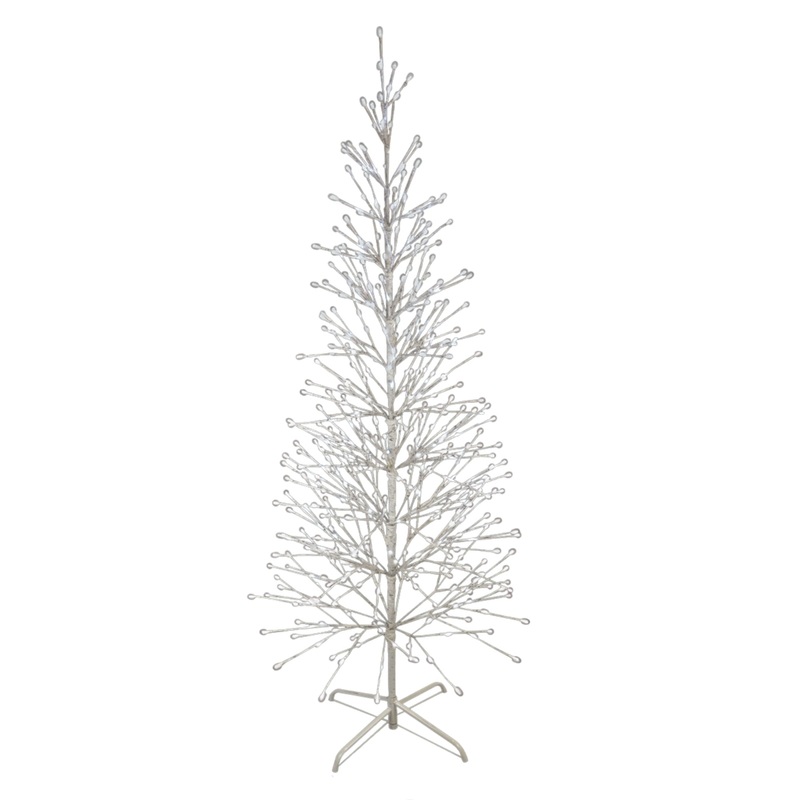 Holiday Bright Lights Indoor/Outdoor 6.5′ Birch Tree – Pure White Twinkling