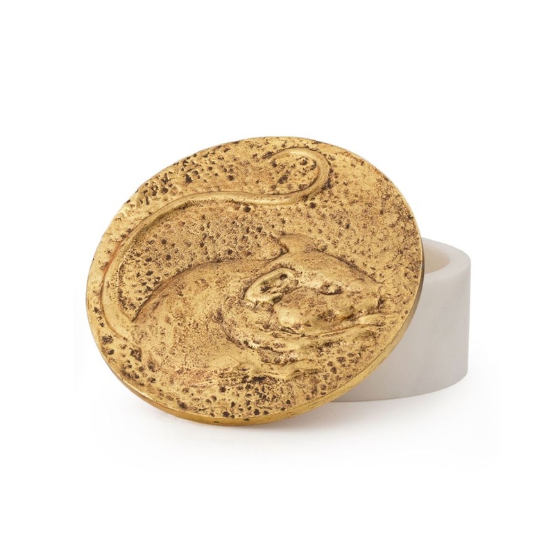 Michael Aram Chinese Zodiac Rat Box