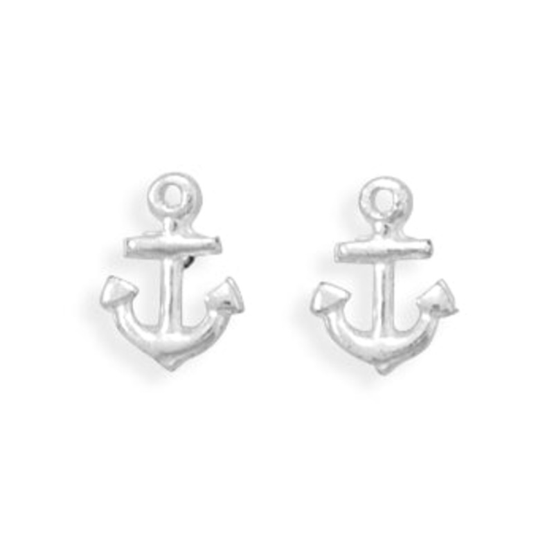 MMA Anchor Stud Earrings