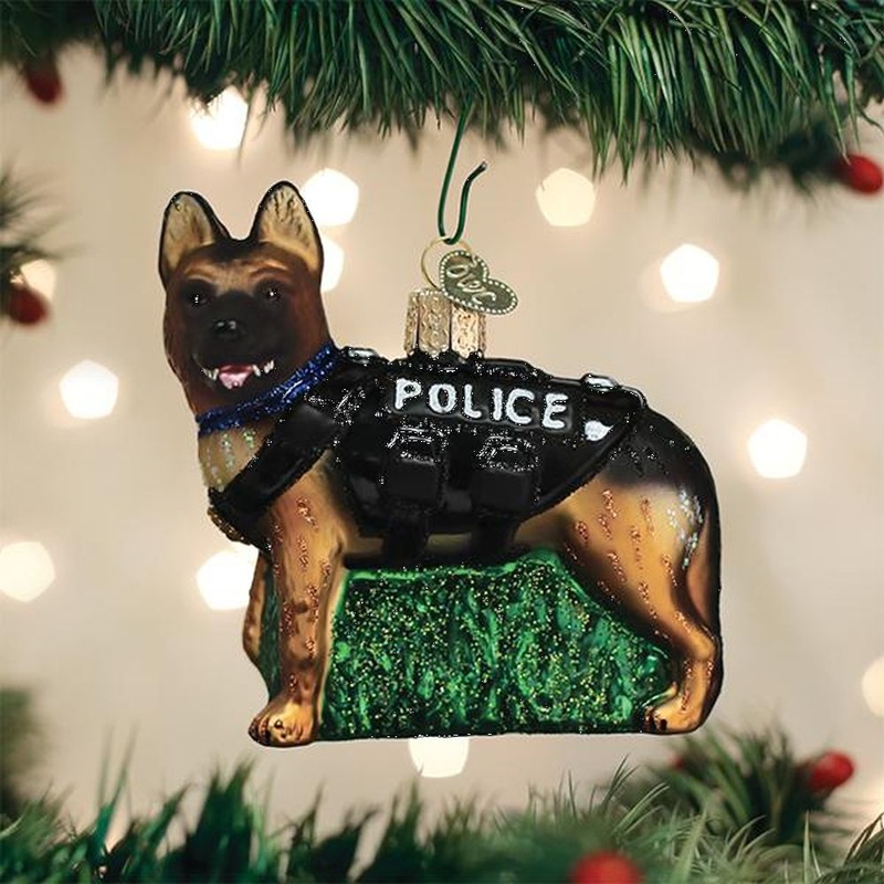 Old World Christmas K-9 Dog Ornament.