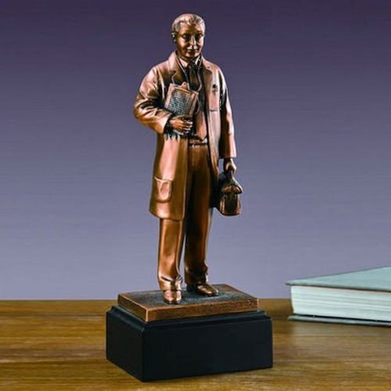Treasure of Nature Medical Doctor Statue – Bronze Finish, 12 x 4.5