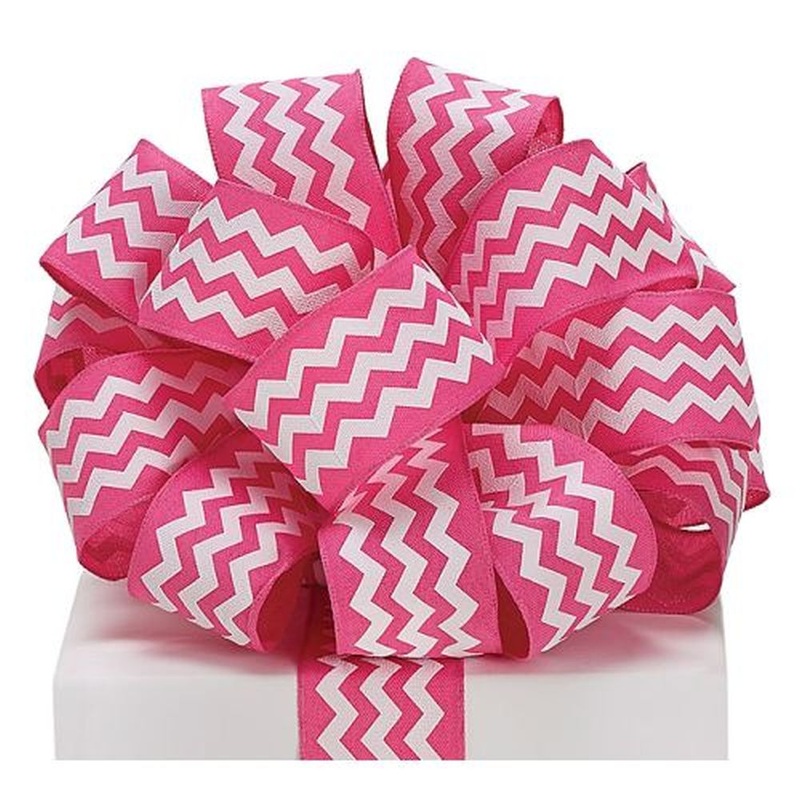 Burton & Burton #9 Chevron Striped Zig-Zag Ribbon