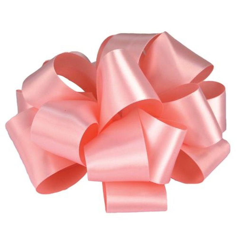 Burton & Burton #9 Light Pink Satin Double Faced Ribbon
