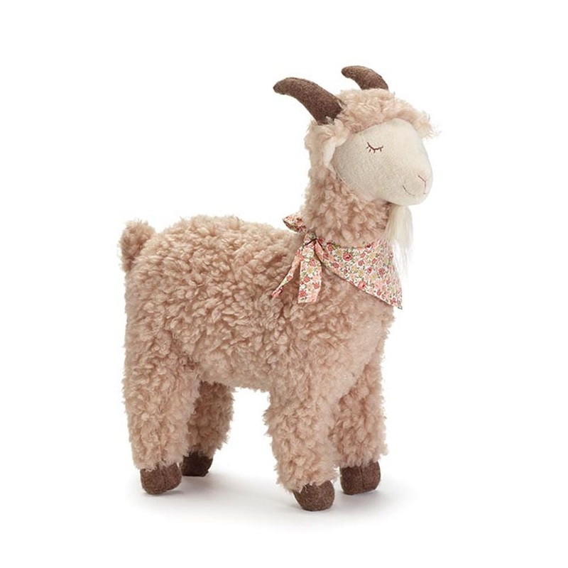 Burton & Burton Decor Standing Beige Goat
