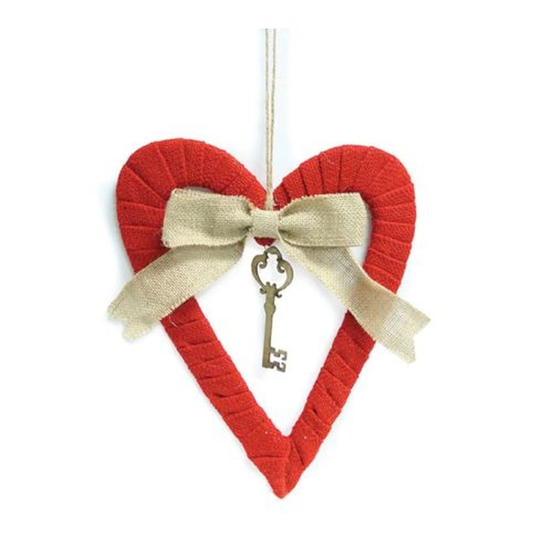 Burton & Burton Wall Hanging Heart With Key