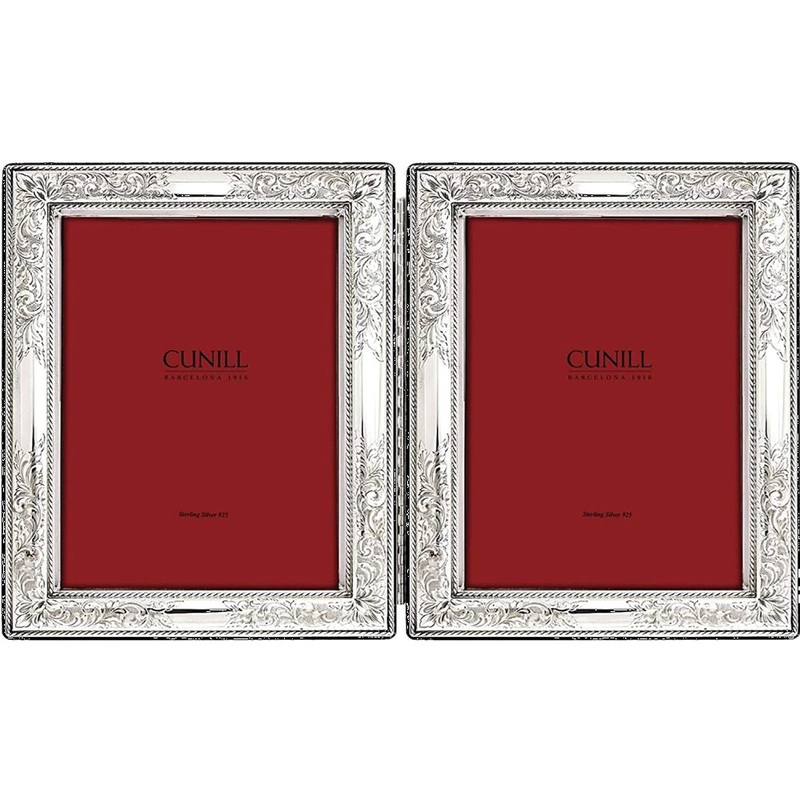 Cunill .925 Sterling Vintage Double 2×3 Hinged Picture Frame