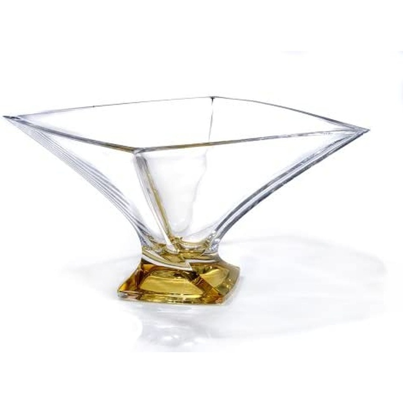 Macryl Crystal 10D Amber Crystal Bowl – Legend Collection – Bohemia Crystal