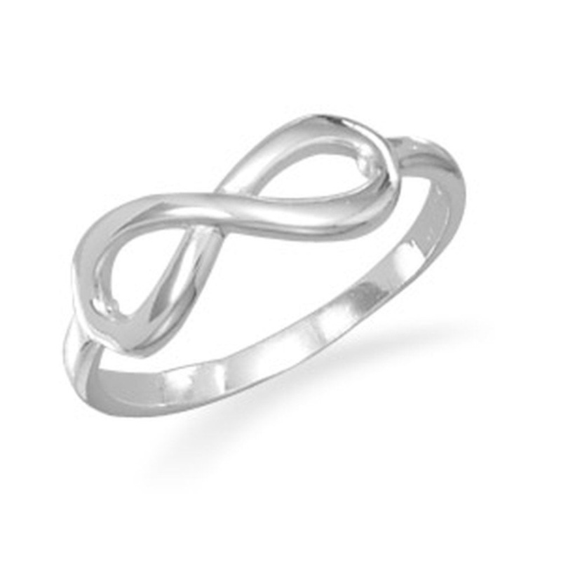MMA Polished Infinity Ring / Size 7