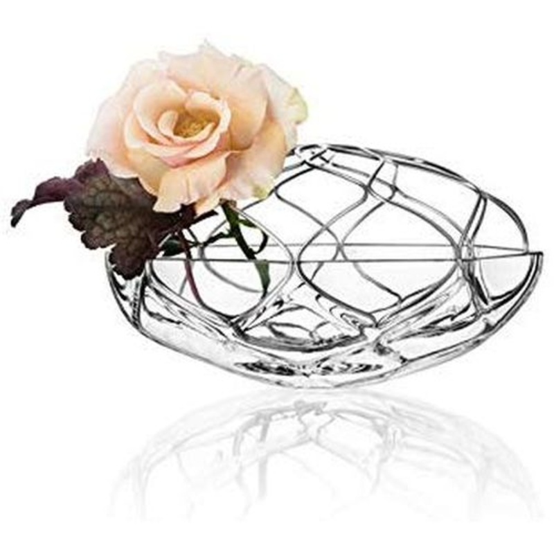 Orrefors Bloom Vase, Glass, Clear