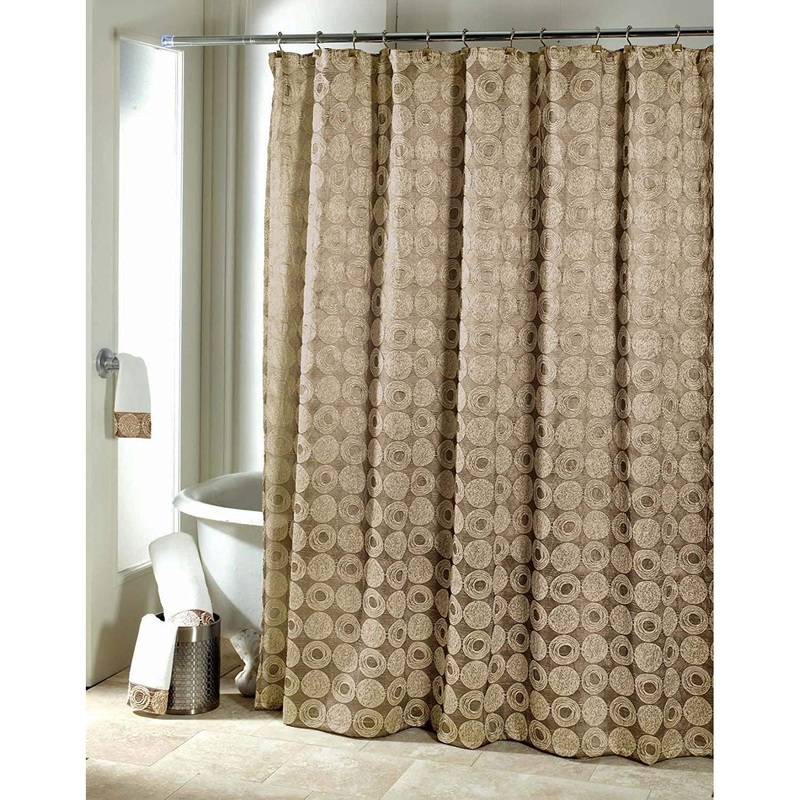 Avanti Linens Galaxy Shower Curtain – Gold