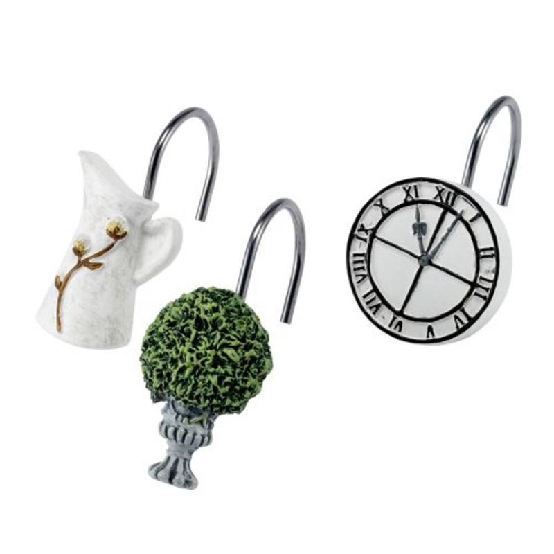Avanti Linens Modern Farmhouse Shower Curtain Hooks