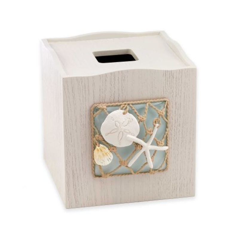 Avanti Linens Seaglass Tissue Box Cover
