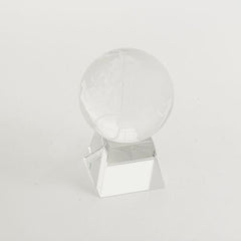 Bey Berk 3 Acetate Etched Glass Globe With Base