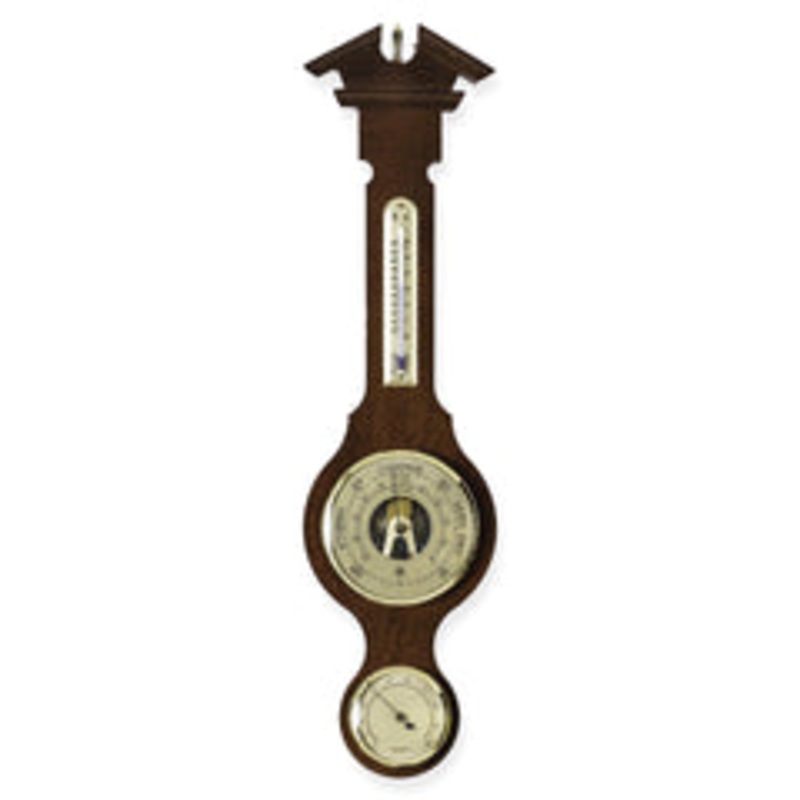 Bey Berk Banjo Weather Station On Walnut Wood