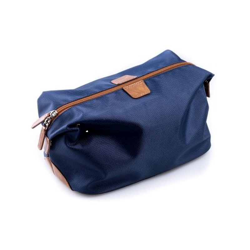 Bey Berk Blue Ballistic Nylon Travel Dopp Kit